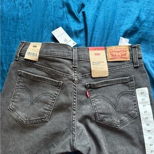 Levi's Gray Jean Shorts